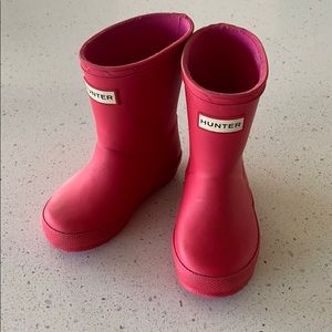 Hunter Original kids first classic rain boot